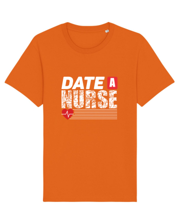 Date a Nurse Bright Orange