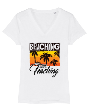 Beaching Cool Tropical White