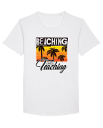 Beaching Cool Tropical Tricou mânecă scurtă guler larg Bărbat Skater