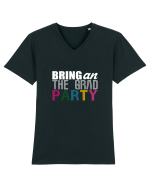 Grad Party Tricou mânecă scurtă guler V Bărbat Presenter