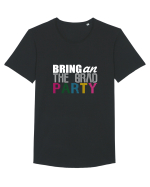 Grad Party Tricou mânecă scurtă guler larg Bărbat Skater