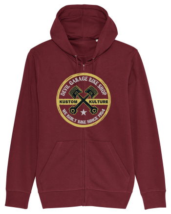 Devil Garage Bike Shop Burgundy