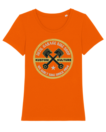 Devil Garage Bike Shop Bright Orange