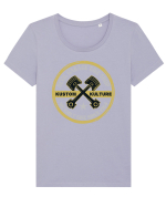 Devil Garage Bike Shop Tricou mânecă scurtă guler larg fitted Damă Expresser