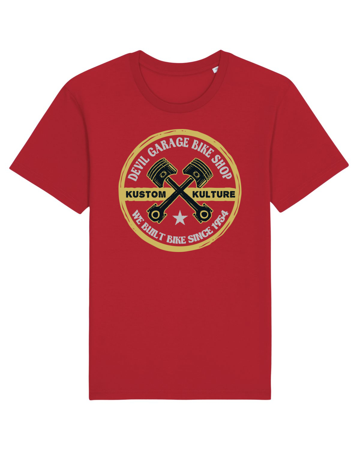 Tricou mânecă scurtă Unisex Rocker Red