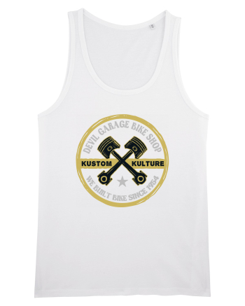 Devil Garage Bike Shop White
