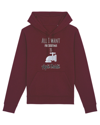 All I want for christmas is apa calda Burgundy