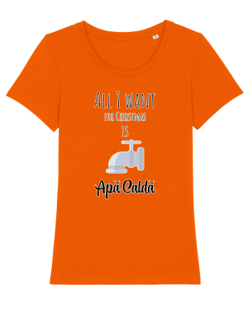 All I want for christmas is apa calda Bright Orange