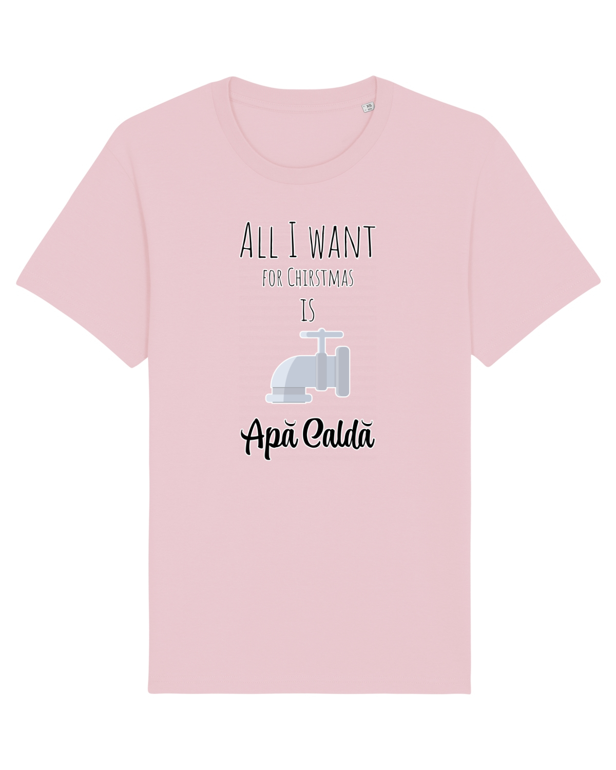 Tricou mânecă scurtă Unisex Rocker Cotton Pink