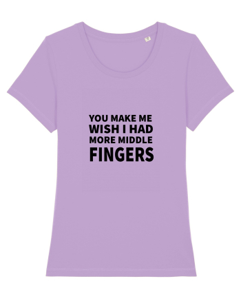 You Make Me Wish I Had More Middle Fingers Lavender Dawn