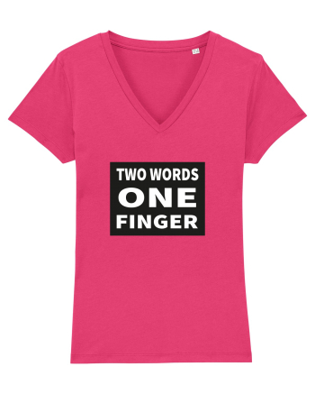 Two Words One Finger Raspberry