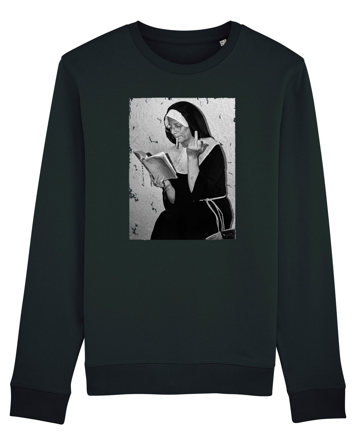 Bluză mânecă lungă Unisex Rise Black