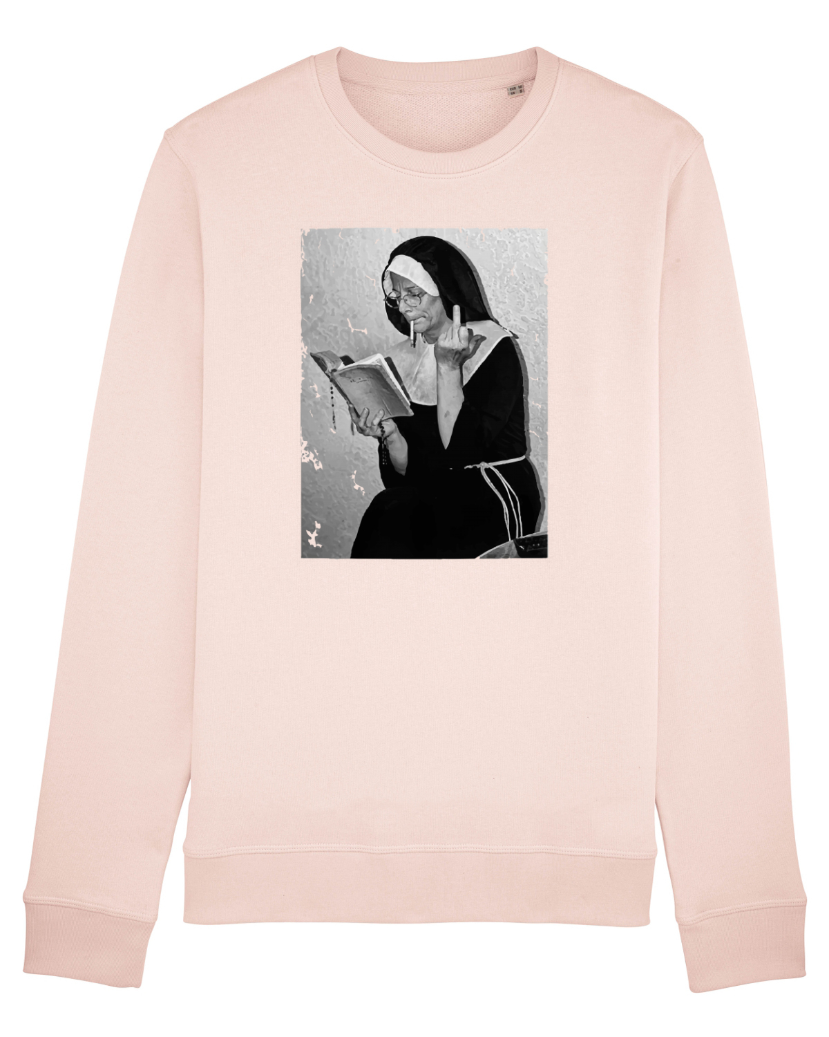 Bluză mânecă lungă Unisex Rise Candy Pink