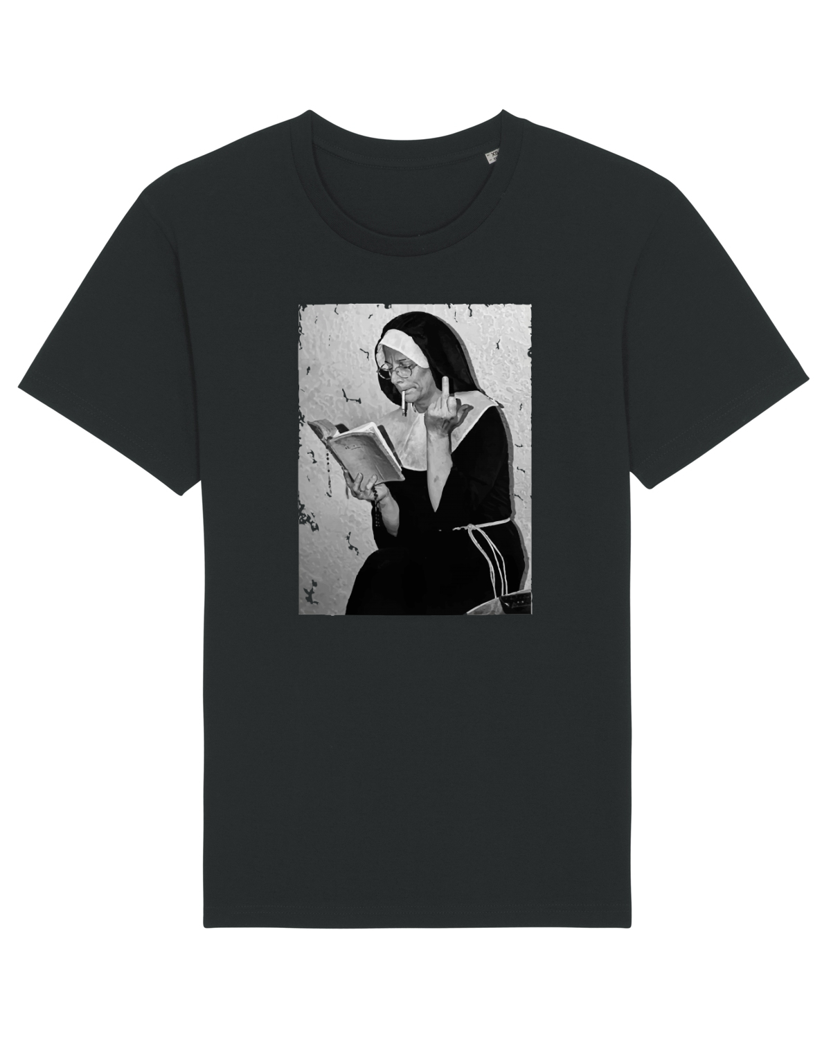 Tricou mânecă scurtă Unisex Rocker Black
