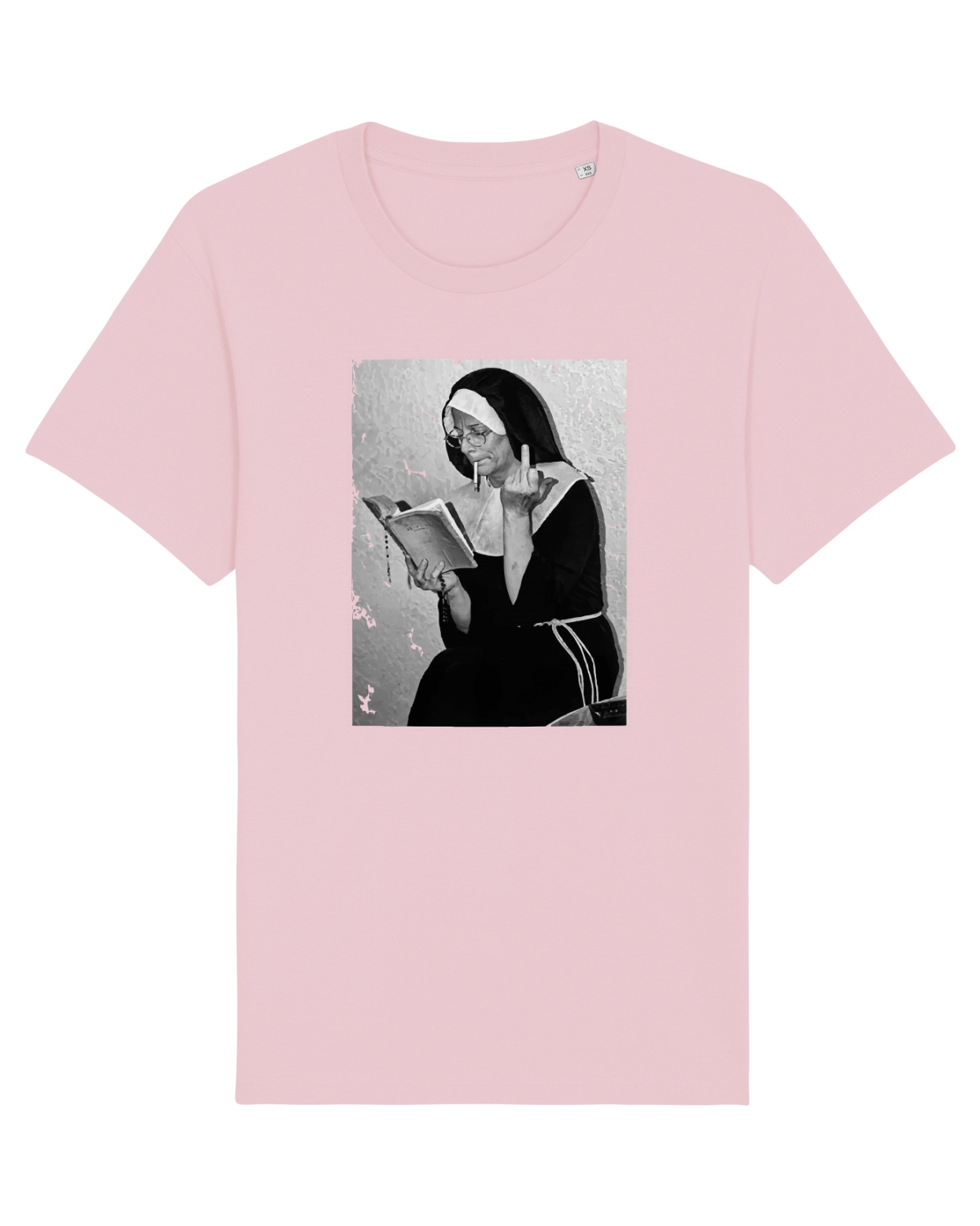 Tricou mânecă scurtă Unisex Rocker Cotton Pink