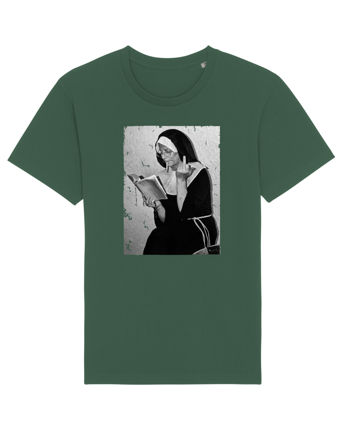 Tricou mânecă scurtă Unisex Rocker Bottle Green