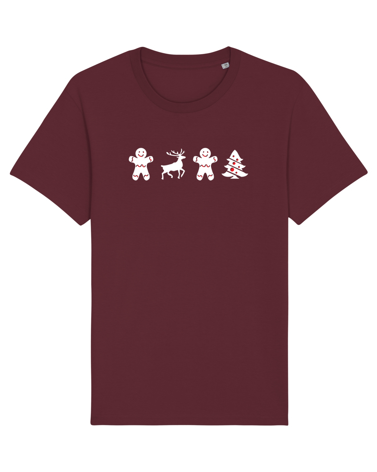 Tricou mânecă scurtă Unisex Rocker Burgundy