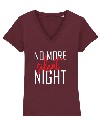 No More Silent Night Burgundy