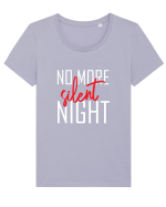 No More Silent Night Tricou mânecă scurtă guler larg fitted Damă Expresser