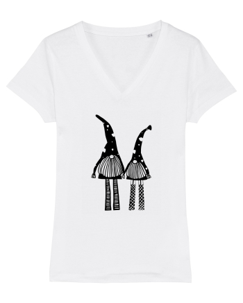 Funky Gnomes White