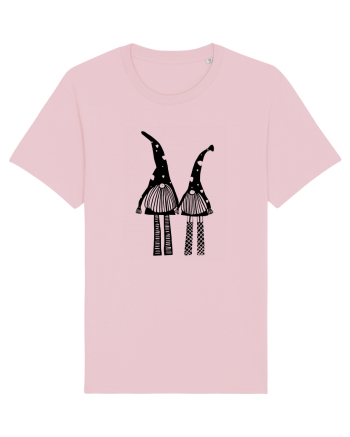 Funky Gnomes Cotton Pink