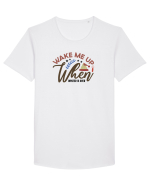 Wake Me Up When Winter Is Over Tricou mânecă scurtă guler larg Bărbat Skater