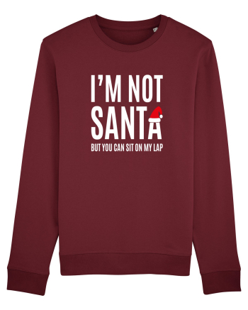 I'm Not Santa Burgundy