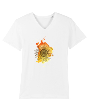 Floarea Soarelui Abstract White