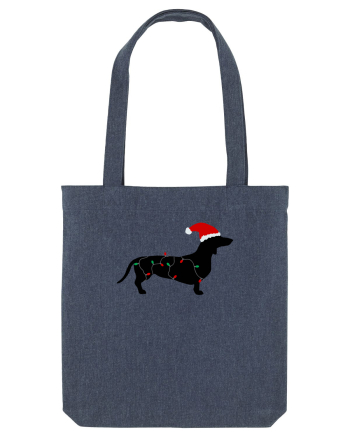 Santa Dog Midnight Blue