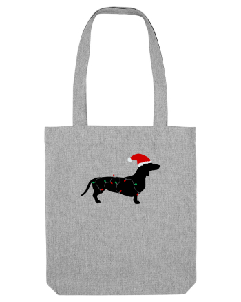 Santa Dog Heather Grey