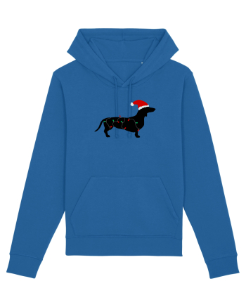 Santa Dog Royal Blue