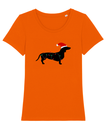 Santa Dog Bright Orange