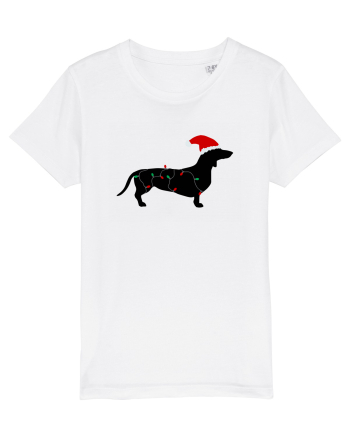 Santa Dog White
