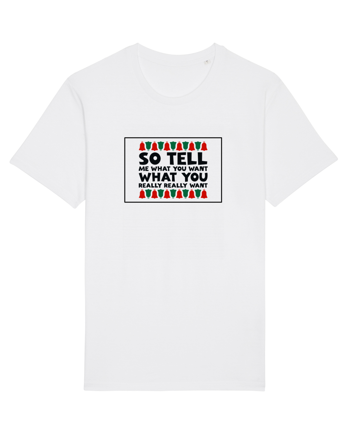 Tricou mânecă scurtă Unisex Rocker White