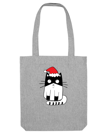 Santa Cat Heather Grey