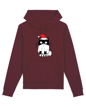 Santa Cat Burgundy