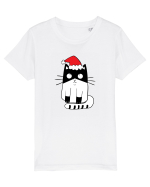 Santa Cat Tricou mânecă scurtă  Copii Mini Creator