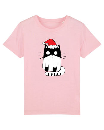 Santa Cat Cotton Pink