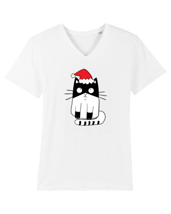 Santa Cat White