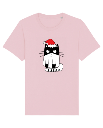 Santa Cat Cotton Pink
