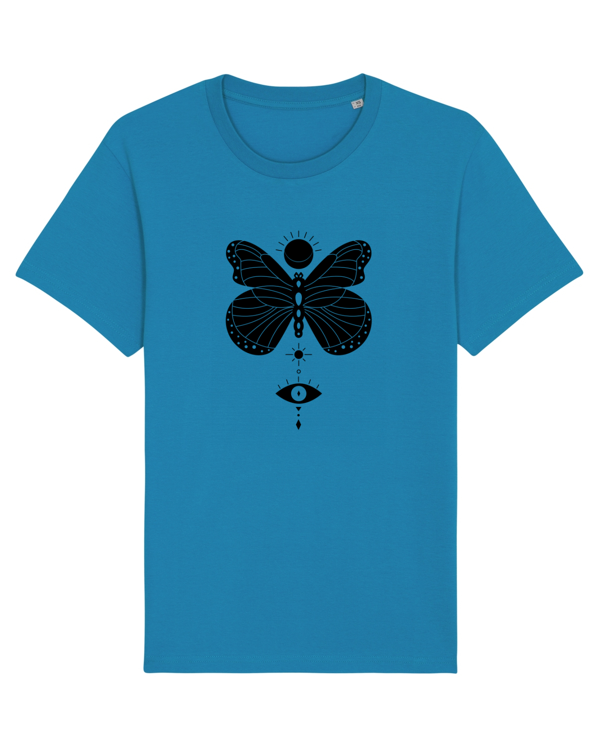 Tricou mânecă scurtă Unisex Rocker Azur