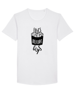 Fries Before Guys Tricou mânecă scurtă guler larg Bărbat Skater