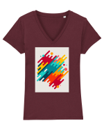 Puzzle 2 Tricou mânecă scurtă guler V Damă Evoker