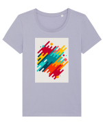 Puzzle 2 Tricou mânecă scurtă guler larg fitted Damă Expresser