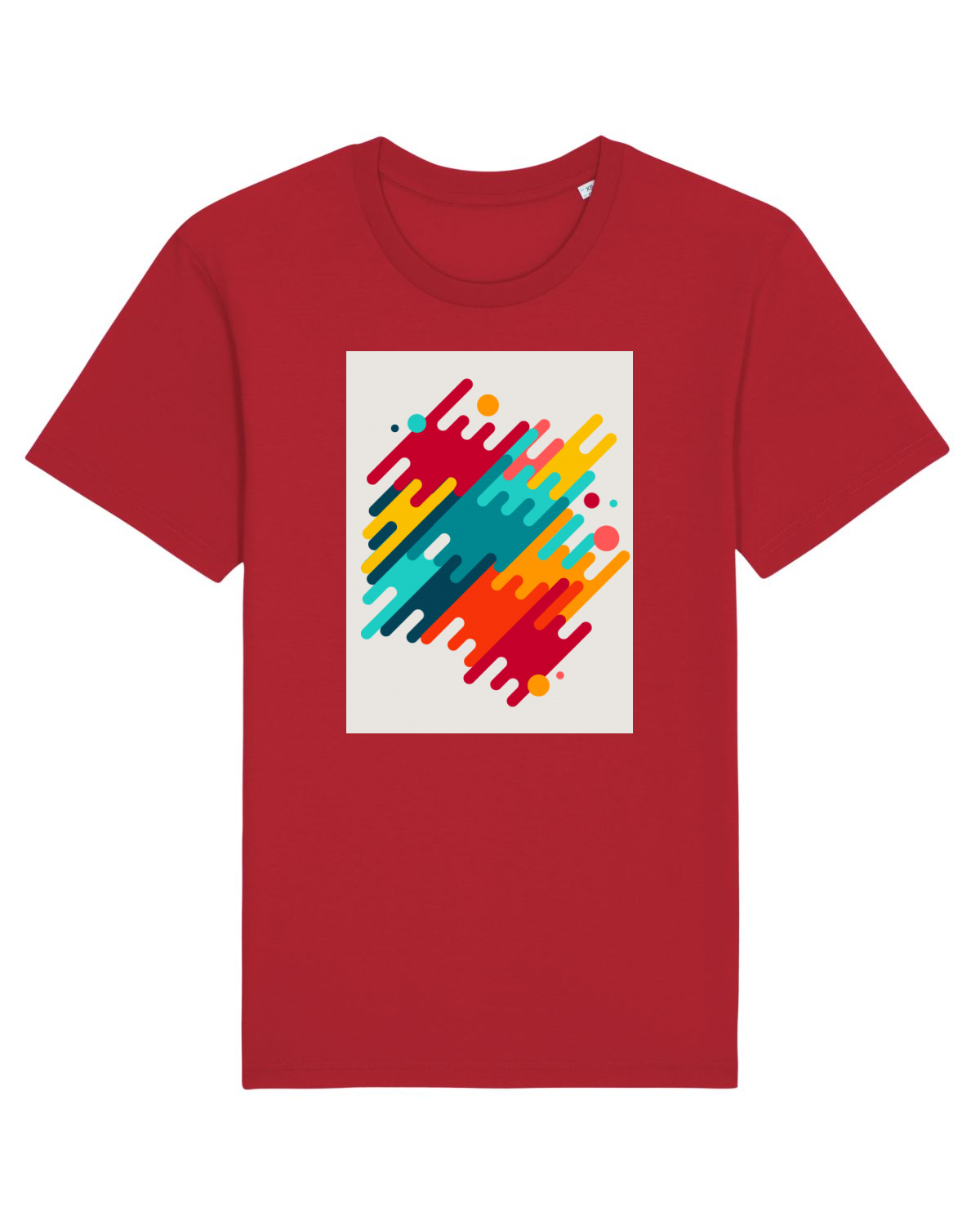 Tricou mânecă scurtă Unisex Rocker Red