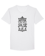 Ganesh Tricou mânecă scurtă guler larg Bărbat Skater