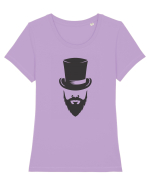 The Man Tricou mânecă scurtă guler larg fitted Damă Expresser