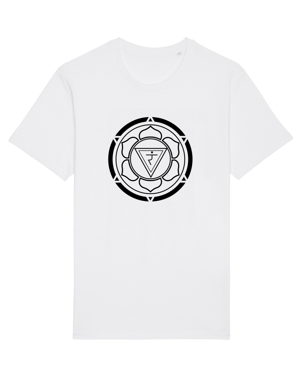 Tricou mânecă scurtă Unisex Rocker White