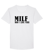 MILF Tricou mânecă scurtă guler larg Bărbat Skater