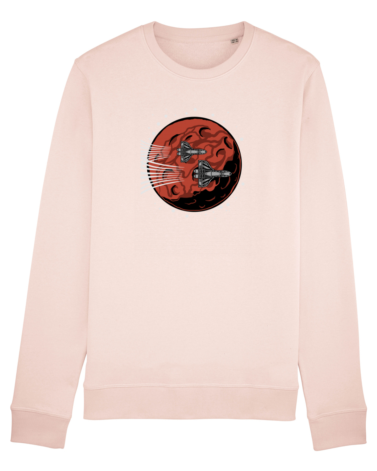Bluză mânecă lungă Unisex Rise Candy Pink